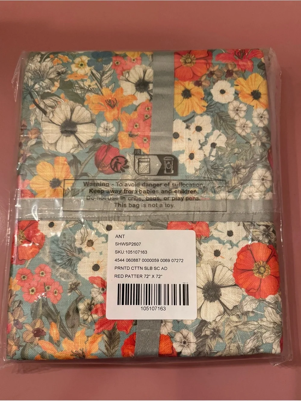 Anthropologie Printed Cotton Slub Shower Curtain Collection